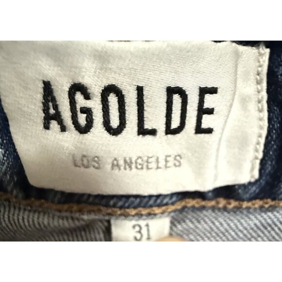 Agolde Los Angeles Blue Jeans Streetwear Vintage High Rise Casual Chic Streetwea - Picture 3 of 13